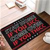 Dsoluuing Zerbini grandi per ingresso all'aperto, Stay Home If You Sicc Come Over If You Thicc Mat Fall Door Decor Out Zerbino Outdoor (dimensioni : 40 x 60 cm)