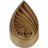 ODETOJOY Strisce di carta per quilling, set per quilling, in tinta unita, carta per origami con stelle, fai da te, artigianato a mano, in tinta unita, strisce di carta per quilling (marrone kraft)