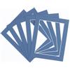 Frame Company Set di 10 cornici portafoto da Montare Bianco, Oxford Blu, 6x4 for Image Size 4x3