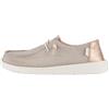 HEYDUDE Hey Dude Wendy Metallic Sparkle - Scarpe Donna Slip-On Sneakers - Mocassini, Rose Gold, 37