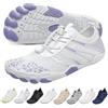Topmis Scarpe Grounding con Rame per Donna Uomo, Scarpe Acquatiche Barefoot Leggere, Mesh Traspirante Ad Asciugatura Rapida, Suola Antiscivolo Flessibile per Spiaggia E Camminate(White-Purple,36EU)