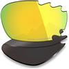 Mryok - Lenti di ricambio per Oakley Jawbone Vented, Anti-seawater Corrosion polarizzato - oro 24 k, Taglia unica