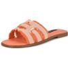 NINE WEST Germanny, Sandali Bassi Donna, Arancione Naturale Multi 800, 39 EU