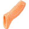 Generico Manicotto for pene Monster con 3 texture, Miglioramento della circonferenza for uomo, Estensore pene in morbido silicone, Guaina riutilizzabile ingrandire e ritardare, Giocattoli sessuali(D)