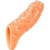 Generico Manicotto for pene Monster con 3 texture, Miglioramento della circonferenza for uomo, Estensore pene in morbido silicone, Guaina riutilizzabile ingrandire e ritardare, Giocattoli sessuali(C)