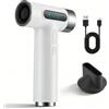 Normodic Mini Asciugacapelli Wireless 300W Viaggio - Portatile USB C Ricaricabile con Batteria 27000mAh Schermo Digitale 3 Temperature Ugello styling - Ideale per Dortoio, Spostamenti