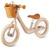 kk Kinderkraft Kinderkraft RAPID 2 Bicicletta Senza Pedali per Bambini 2+ Anni, Fino a 35 kg - Telaio in Magnesio, Ruote Grandi, Sella Regolabile, Stile Vintage, Rosa