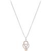 TOM TAILOR - Collana da Donna in Argento 925 - Placcato Oro rosa/Dorato - con Zircone - Ciondolo a Cuore - TT-N0008