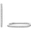 TOM TAILOR - Orecchini da Donna in Argento 925 - con Zircone - Creoli - TT-E0016