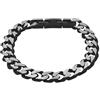 TOM TAILOR - Bracciale da Uomo in Acciaio inox - Nero - TT-B0029
