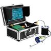 AMRTTWY Macchina fotografica subacquea, 30M Subacquea Inverno Pesca Camera Fish Finder 7 Pollici 1000TVL 15 Pezzi LED Bianchi + Lampada IR Per Ghiaccio/mare/fiume Impermeabile