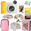 KODAK Smile+ 2-in-1 Fotocamera & Stampante Foto Regalo + Custodia + Carta Zink 20pz + Album + Cornici + Set Adesivi + Pennarelli - Bianca