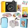 KODAK Smile+ 2-in-1 Fotocamera & Stampante Foto Regalo + Custodia + Carta Zink 20pz + Album + Cornici + Set Adesivi + Pennarelli - Nera