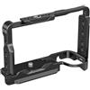 Tsophreniq Gabbia per fotocamera in lega di alluminio Single Live Broadcast Expansion Camera Frame Metal Cage per ZV-E10 II Quick Switching