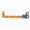 Tvvbbi For E460 E465 Laptop I/O USB Audio Headphone Port Board Cable BE460 NS-A552 DA30000FF30(Board and Cable)