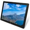 XYIANG 17 pollici ad alta definizione Widescreen Digital Photo Frame Advertising Machine, accesso Hdmi, facile da appendere alla parete decorazione (nero)