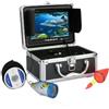 AMRTTWY Macchina fotografica subacquea, Telecamera Subacquea Per Pesca A Infrarossi 1000TVL Fishfinder Da 7 Pollici 12 LED