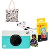 Kodak Printomatic Fotocamera istantanea (Blu) Starter kit con borsa a tracolla