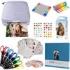 HP Sprocket Stampante fotografica istantanea portatile 2x3 pollici (Viola) Album di ritagli pacchetto
