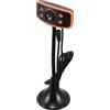 Hemobllo Webcam USB 720p con Microfono Integrato, Alta Definizione, Facile Installazione Plug And Play, Compatibile con Desktop e Laptop per Videoconferenze Online