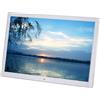 XYIANG Cornice per foto digitale, riproduzione video 1080p, supporto USB/SD (argento)