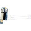 Tvvbbi For UX32LA UX32L UX32V UX32VD UX32A UX32E Laptop Card Reader USB Port Board With Cable(UX32LA REV 2.0)