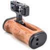 Tsophreniq Alluminio e Legno Camera Cage Grip con Cold Shoe Slot per Stabilizzazione Fotocamera e Luce di Riempimento Accessorio Fotografia Accessorio