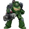 JOYTOY Warhammer 40K Salamanders Terminator 3 con Pugnale da Potere e Cannone d'Assalto 1/18 Figura d'Azione, Modello da Collezione e da Esposizione
