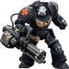 JOYTOY Warhammer 40 K Black Templars Terminator 3 with Power Fist and Assault Cannon 1/18 Action Figure, collezionare e mostrare modello