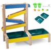 COSTWAY Tavolo Sabbia e Acqua in Legno, per Bambini 3+ Anni