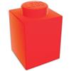 IQ LEGO Iconic 1x1 lampada mattone led in silicone - Rosso - Con 8 colori che cambiano automaticamente e blocco manuale del colore (include 3 batterie AAA) - altezza 116mm x larghezza 78mm