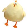 Maomoto Divertente peluche di pollo grasso - 45 cm super morbido bambola mamma gallina, simpatico animale farcito di pollo per ragazzi e ragazze regali festival