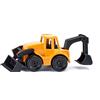 Siku 1103, Cargadora retroexcavadora, Metallo/Plastica, Giallo/Nero, Parti Mobili