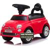 TOYSCAR Auto a Spinta Macchinina Fiat 500 Primi Passi Cavalcabile Per Bambini da 12 a 36 Mesi Con suoni e Sistema Antiribaltamento Vano Portaoggetti e Schienale per Imparare a Camminare (Rosso)