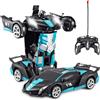 Tccydm Auto telecomandata,Giocattoli macchina telecomandata,macchine telecomandate,robot giocattolo bambini,2.4GHz Robot Giocattolo,Rotazione a 360° Scala Macchina Robo-t Giocattolo,per Bambini 3 Anni+ (A)