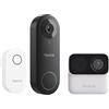 Reolink 5MP Videocitofono WiFi con Chime & Argus MagiCam Telecamera di Sicurezza Magnetica Wireless, Angolo 180°, Rilevamento IA, IP67, Audio Bidirezionale, Memoria Locale