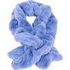 QUEEN HELENA Sciarpa Calda Scollo Morbida Invernale con Pelo Peluche Girocollo Pelosa Donna SC01 (Viola)