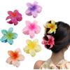 XYTAHDM 6Pz Fiore Artigli Dei Capelli,grandi fermagli antiscivolo per donne,Hawaiano Clip Dei Capelli Artiglio,Accessori Capelli per Ragazze e Donna,Pinze per Capelli Fiori Clip Artiglio da Donna