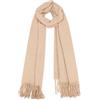 QUEEN HELENA Sciarpa Invernale Calda Pashmina Coprispalle Elegante Donna SC22-7 (Taglia Unica, Beige)