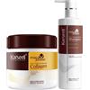 Karseell MACA CARE SYSTEM Set Maschera Capelli Professionale Collagene 500ml + Shampoo Maca 500ml Riparazione Capillare Idratazione Profonda Brillantezza Capelli Secchi Danneggiati Maca Olio di Argan