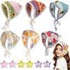 YinnFeen 6 Bandana Capelli all'Uncinetto, Foulard Triangolare Vintage Margherite, Foulard Bandana all'Uncinetto per Capelli Boho con Fermagli a Stella per Donne Matrimoni Cerimonie Spiaggia Feste