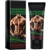 Lruiyem Crema per Muscoli Addominali Da 60 Ml, Cream Brucia Grassi per Uomo, Crema Addominale E Muscoli Rassodati, Effetto Di Allenamento Migliorato, Crea Una Pancia Chiara, Brucia Il Grasso Corporeo