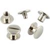 KLEBESHOP24 Viti Chicago M4 per rilegatura - lunghezze e quantità a scelta - per pelle e rilegatura libri - nichelate, 7 mm, 20 pezzi