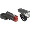 M-Wave Atlas K51 - Set di luci a LED per bicicletta, 30/15 lux, codice della strada tedesco M-WAVE