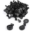 txuzong 100 Clip in plastica per Ombre con Occhiello per Corda da Massimo 9 mm, Clip durevoli per Tende da Sole, Rete ombreggiata, Protezione Solare e Panno Antivento, Fisso, robusti