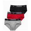 JORDAN FLIGHT COTTON 3PK HIP BRIEF Slip Uomo