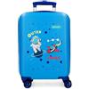 Enso Valigia Da Cabina Spaziale In ABS Rigido Blu 33 X 50 X 20 Cm Con Serratura A Combinazione Laterale 28,4 L 2 Kg 4 Doppie Ruote Bagaglio A Mano