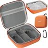 Honbobo Custodia Custodia da trasporto Case per DJI NEO 2, Drone Borsa PU Borsa protettiva Droni Accessori per DJI NEO 2 Drone Case-Orange