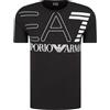 Emporio Armani Maglietta T-Shirt Uomo EA7 6GPT11 PJ02Z, Manica Corta, Girocollo (Nero, L)