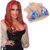 ZetaCdsTran Silicone Breasts Fake Breast Shapes Artificial Breasts Realistic Breastplates B-H Cup for Crossdresser Cosplay Drag Queen